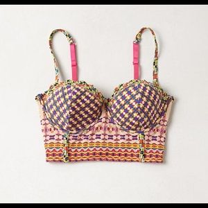 NWT Anthropologie Pinkerton Bralette Bra 34C